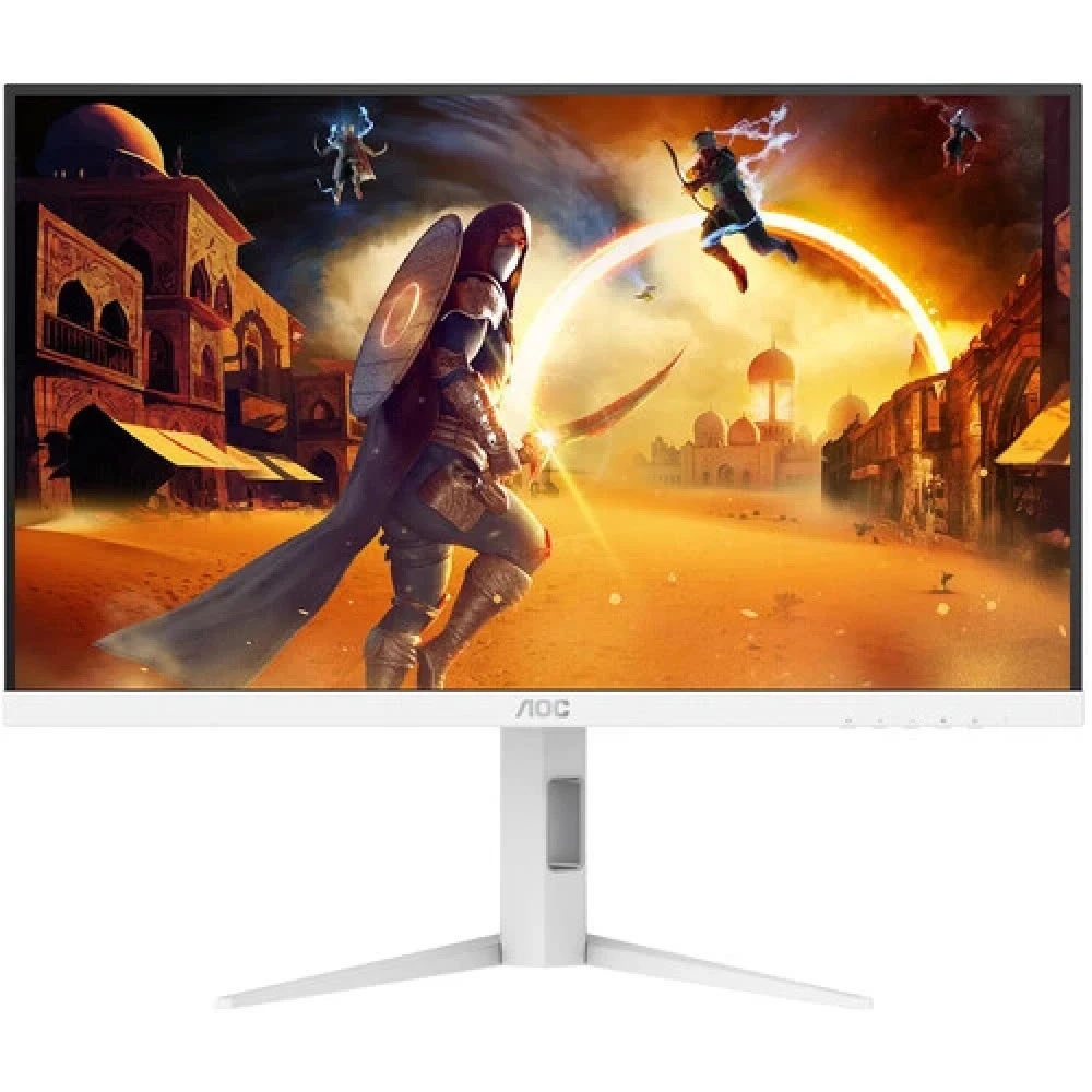 AOC Q27G4/WS 27" 2560x1440, IPS, 200Hz, 80M:1, 450cd, 0.3 ms, HDMI 2.0, DisplayPort 1.4, Height adj 130, pivot, VESA 100, 3Y, White/Silver