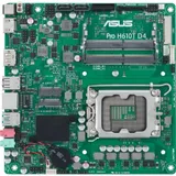 Материнская плата mini-ITX ASUS PRO H610T D4-CSM (LGA1700, H610, 2*DDR4 (3200), 2*SATA 6G, M.2, Glan, HDMI, DP, 2*USB 3.2, 2*USB 2.0)