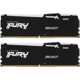 Память DDR5 2x8GB 5600MHz Kingston KF556C36BBEAK2-16 Fury Beast Black RGB RTL Gaming PC5-44800 CL36 DIMM 288-pin 1.25В kit single rank с радиатором Ret