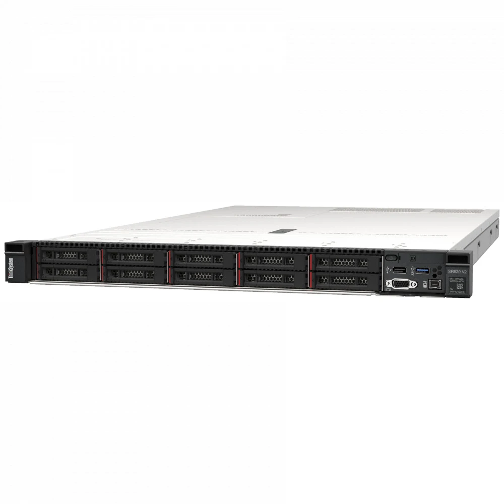 Сервер DEMO_USED ThinkSystem SR630 V2, up to 8x2.5" 1U, 1x Xeon Silver 4310 12C 120W 2.1GHz, 1x 32GB TruDDR4 3200 MHz, RAID 730-8i, 2x 750W, riser1 only