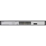 Коммутатор ORIGO Неуправляемый PoE-коммутатор, 16x1000Base-T PoE, 2x1000Base-X SFP, PoE-бюджет 250 Вт, PoE до 250 м, комплект для установки в 19" стойку