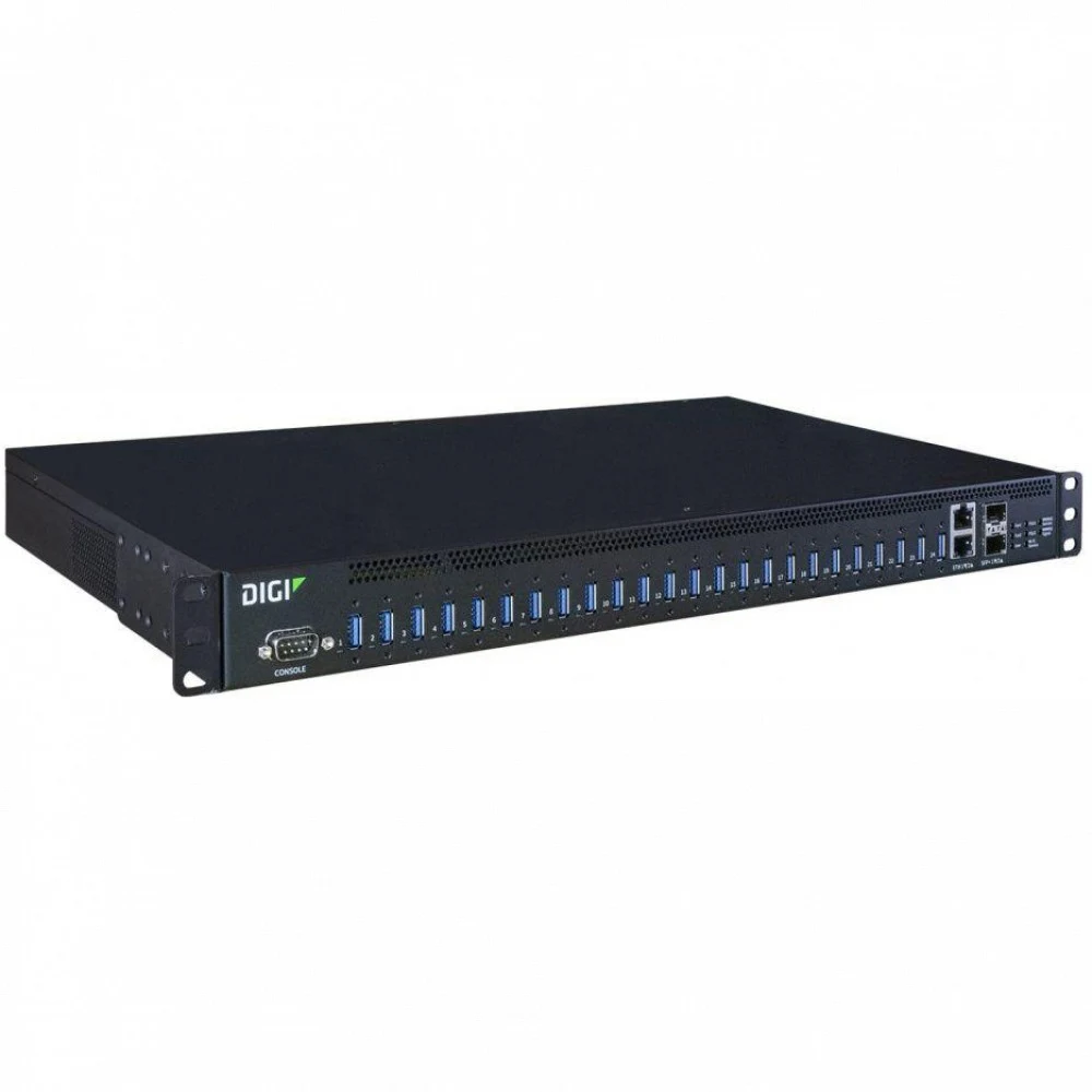 Концентратор сетевой Anywhere USB Plus 24*USB, 2*10/100/1000/10G (SFP+), 1*RS-232, multihost, 2*PSU