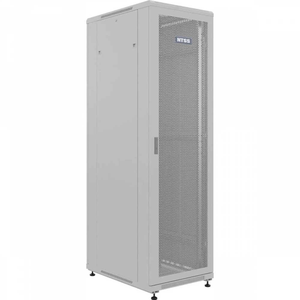 Шкаф серверный NTSS Премиум (NTSS-R22U6080PD) напольный 22U 600x800мм пер.дв.перфор. металл 900кг серый 710мм 54кг 1102мм IP20 сталь