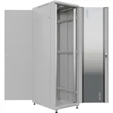 Шкаф серверный NTSS Премиум (NTSS-R42U6080GS) напольный 42U 600x800мм пер.дв.стекл металл 900кг серый 710мм 87.7кг 1987мм IP20 сталь