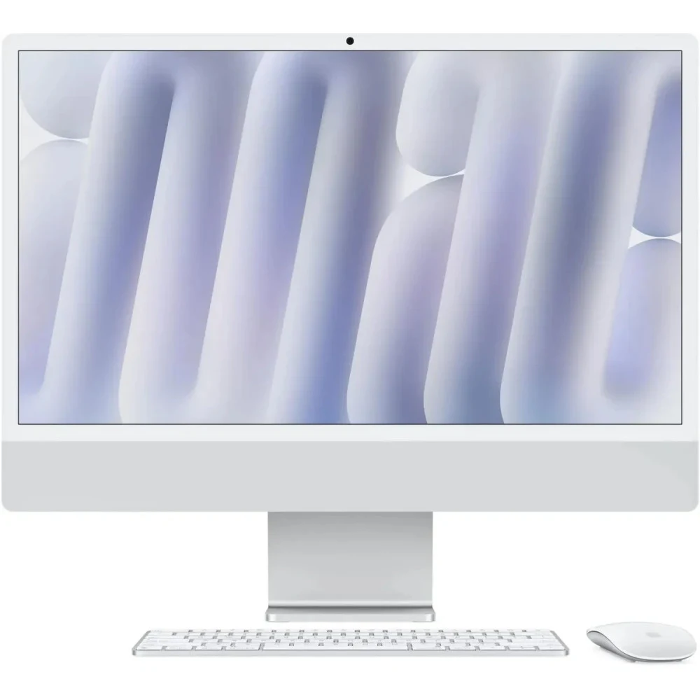 24-inch iMac with Retina 4.5K display: Apple M4 chip with 10‑core CPU and 10‑core GPU, 24GB, 512GB SSD - Silver,Model A3137