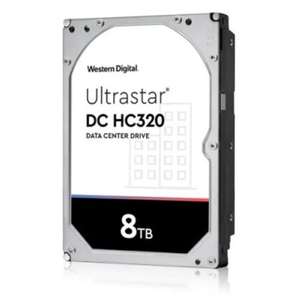 Жесткий диск повышенной надежности HDD 8Tb WD ULTRASTAR DC HC320 256MB 7200RPM SAS 3,5" ULTRA 512E SE P3 HUS728T8TAL5204 0B36400. Предназначен для Серверов, ЦОД и горизонтально масштабируемых архите