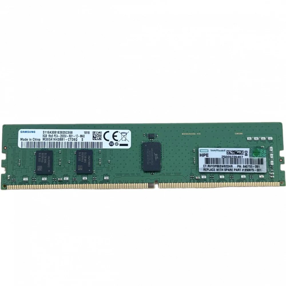 Оперативная память HP 8GB (1X8GB) SINGLE RANK X8 DDR4-2666 REG SMART [815097-B21], 815097-B21 840755-091 850879-001
