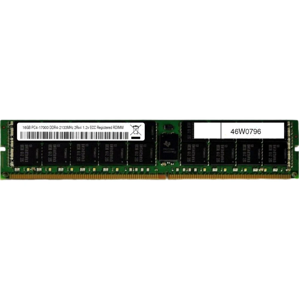 Оперативная память IBM 16 GB (Dual-Rank x4) 1.2 V PC4-17000 2133 MHz DDR4 RDIMM [46W0796_ref], шт - REF