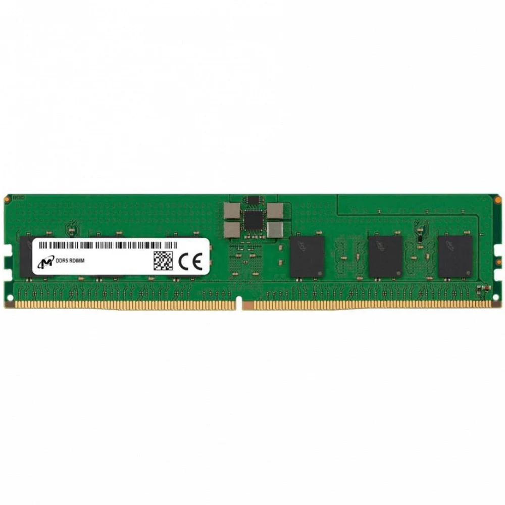 Оперативная память Micron DDR5 RDIMM 16GB 1Rx8 4800 MHz ECC Registered MTC10F1084S1RC48BA1, 1 year, OEM