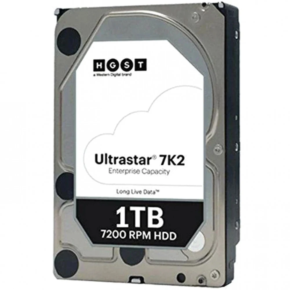 Жесткий диск серверный WD Ultrastar DC HA210 HUS722T1TALA604 1TB 3.5" SATA 6Gb/s, 7200rpm, 128MB, 1W10001, 512n, Bulk (617251)