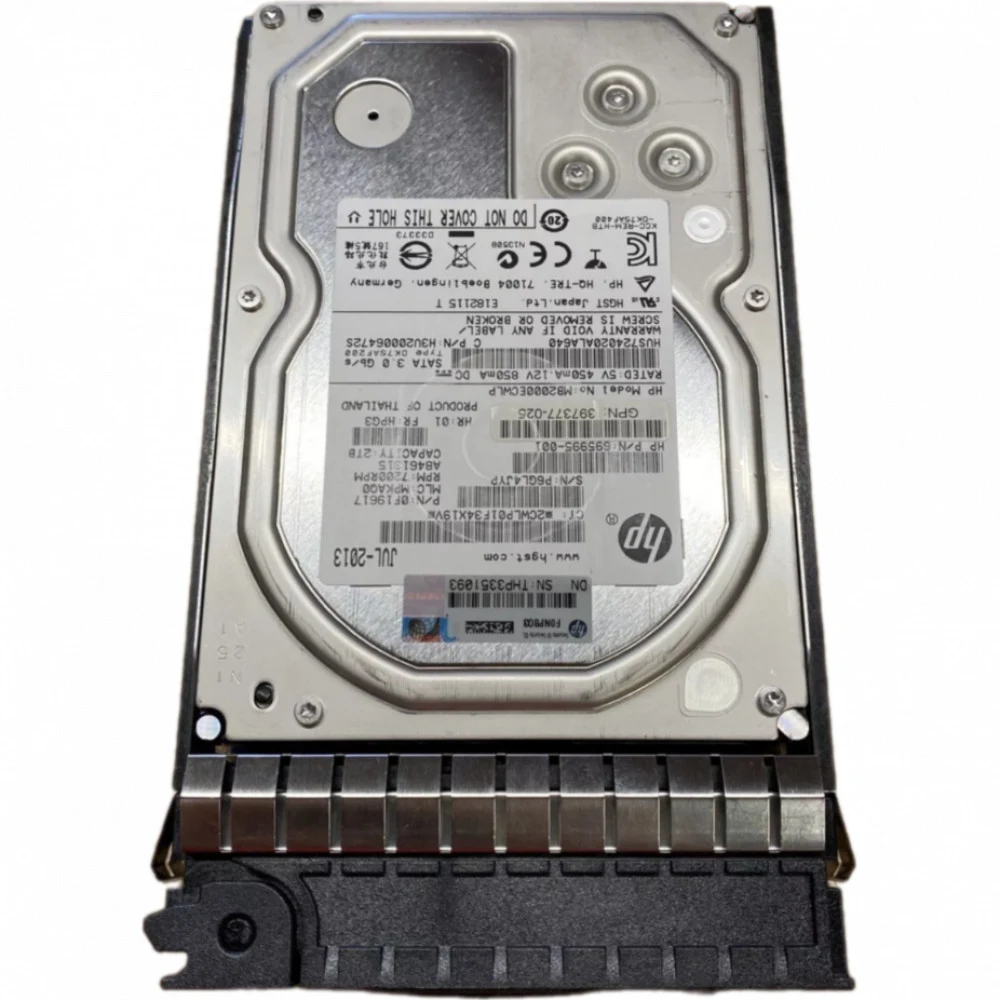 Жесткий диск HP 2TB SATA 7.2K rpm LFF (3.5-inch) [507632-B21], 507632-B21 508040-001 695502-002 MB2000ECWCR 694372-001 MB2000ECVJF 507774-B21 638516-001 MB2000EAMZF MB2000EAZNL MB2000EBZQC 584786-00