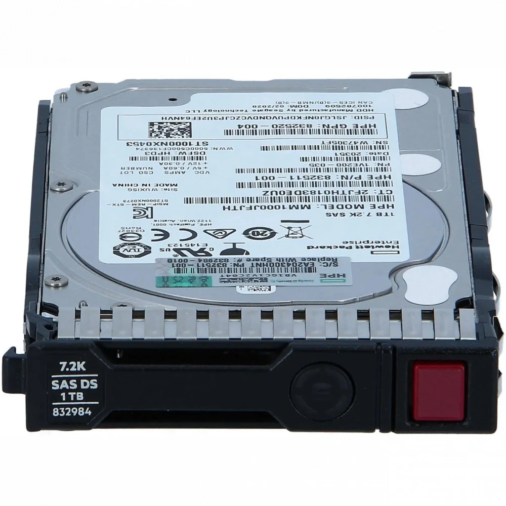 Жесткий диск HP 1TB 12G SAS 7.2K SFF SC [832514-B21], 832514-B21 832984-001 MM1000JFJTH 832511-001