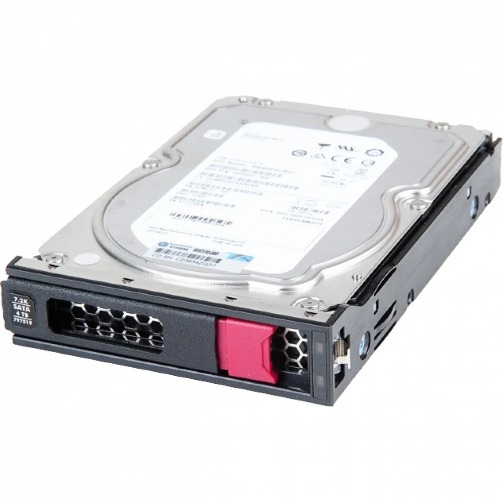 Жесткий диск HP 4TB SATA 6G MIDLINE 7.2K LFF (3.5IN) LP 1YR WTY HDD [797265-B21], 797265-B21 797519-001