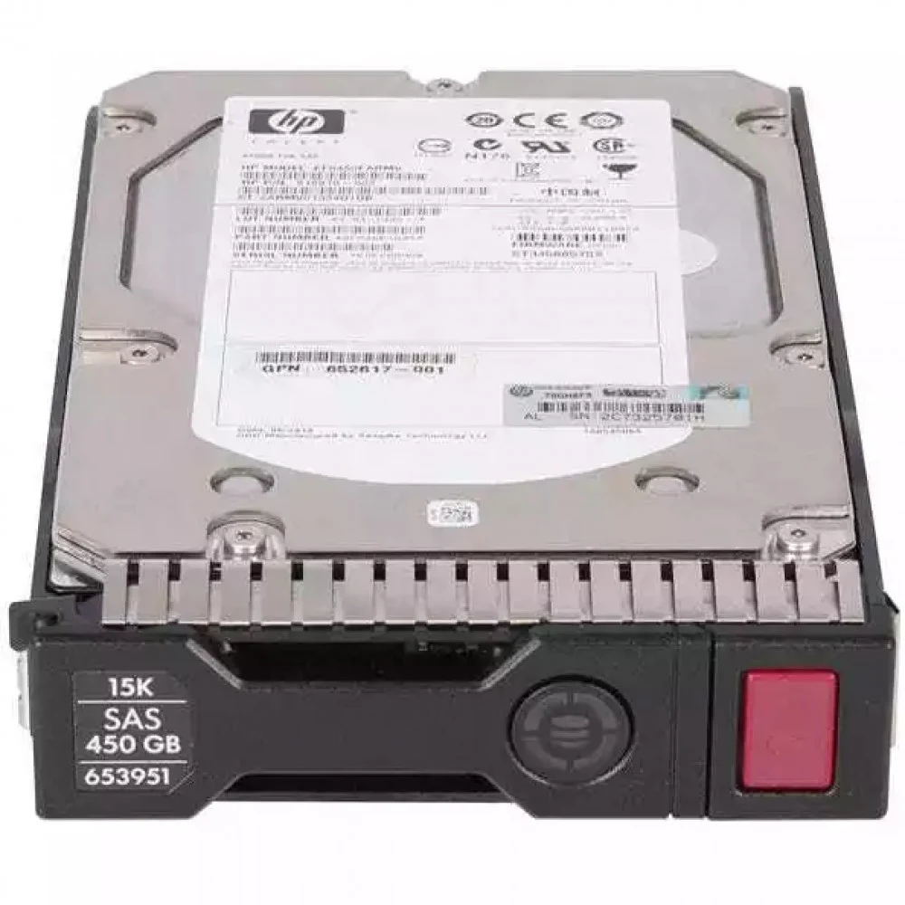 Жесткий диск HP 450GB 15K 3.5 SAS SC HDD [652615-B21], 652615-B21 516810-002 533871-002 EF0450FATFE 653951-001 DF450BAERH 456166-001 EF0450FARMV 652617-001