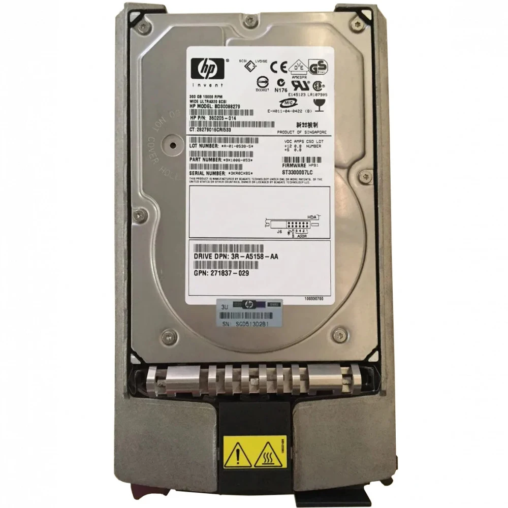 Жесткий диск HP 300GB U320 10K Universal [350964-B22], 350964-B22 351126-001 404701-001 271837-029 356910-003 356910-009 360205-014 360205-023 364881-001 364881-006 365695-003 3R-A4952-AA 3R-A5094-A