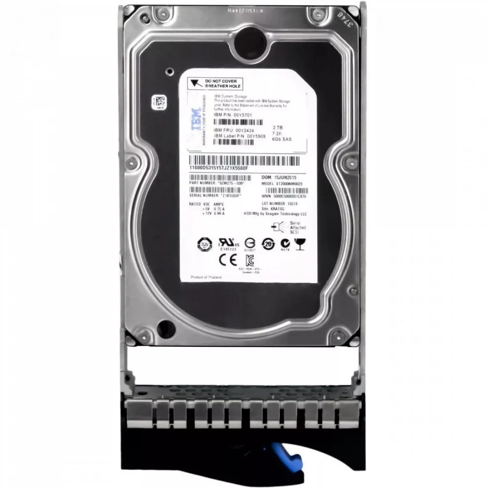 Жесткий диск IBM 2Tb 7.2K 6G SAS NL LFF v3700 [00Y2471], 00Y2471 00Y2424 2072-ACKA 00Y5715