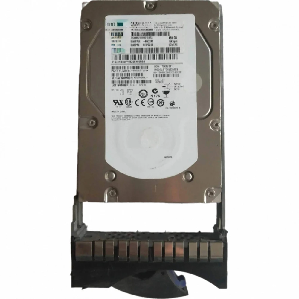 Жесткий диск IBM 450GB 15K 6G SAS LFF HDD [44W2239], 44W2239 44W2240 44W2243 42D0520 41Y8495 49Y3728 46M7030 42D0560 42D0562 42D0848 42D0521 42C0264
