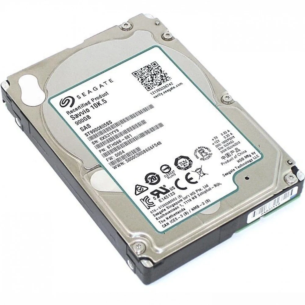 Жесткий диск Seagate Savvio 900GB 6G 10K SAS 64MB 2.5 [ST9900805SS_rep], (1 шт) - REP