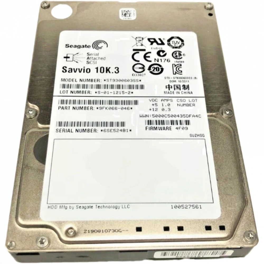 Жесткий диск Seagate 300GB 6G 10K DP SAS 16MB 2.5 [ST9300603SS], ST9300603SS