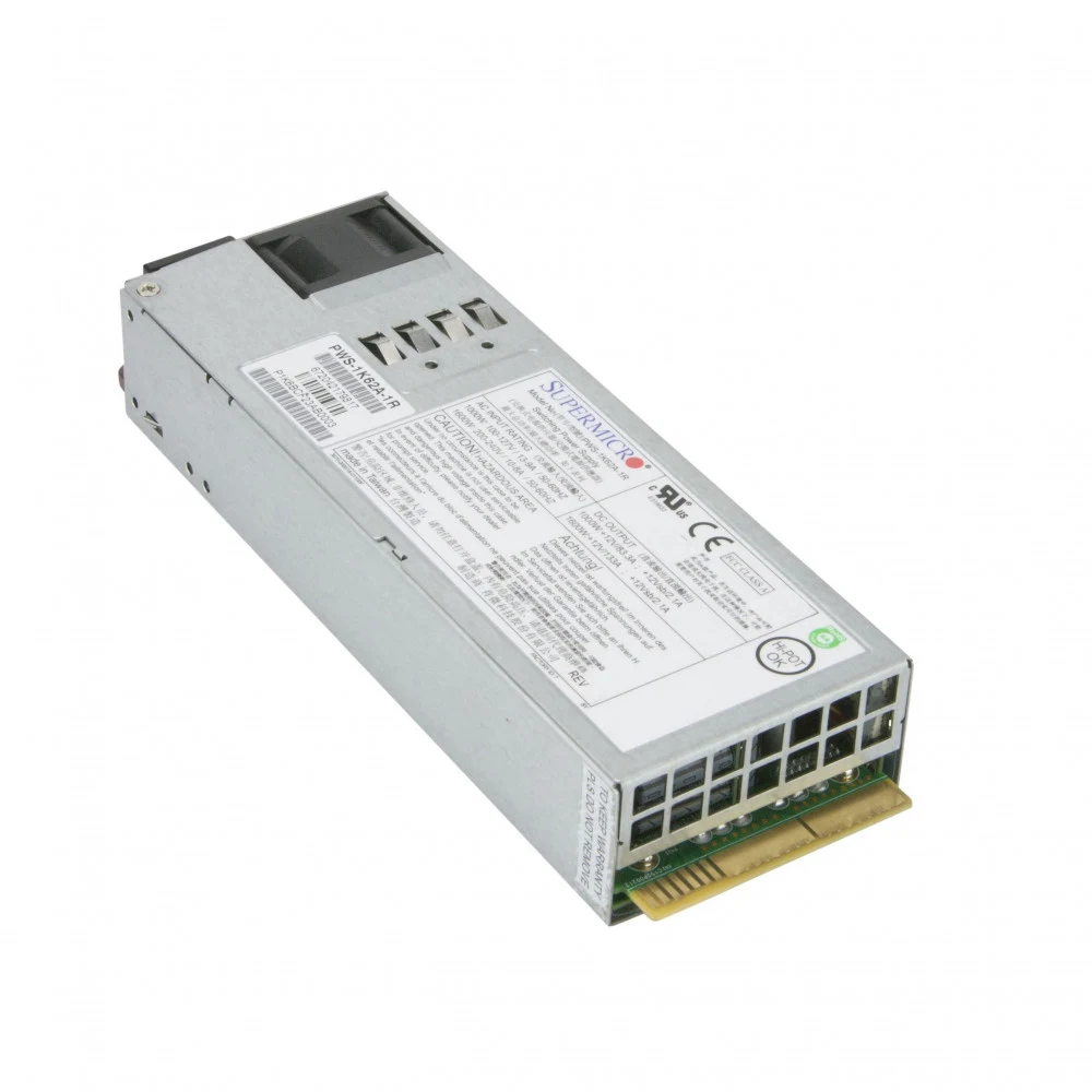 Блок Питания Supermicro 1000W/1600W 1U Redundant Power Supply (PWS-1K62A-1R)