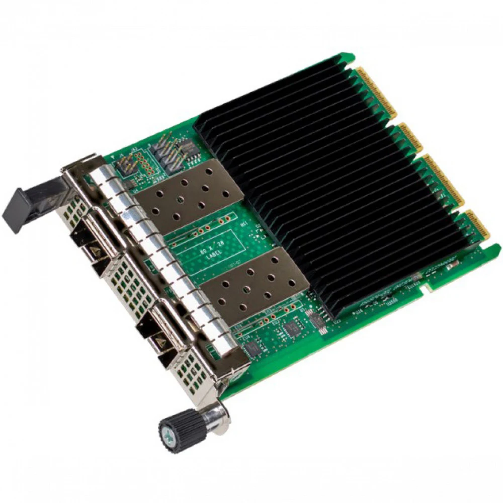 Сетевая карта/ Intel® Ethernet Network Adapter E810-XXVDA2 for OCP 3.0, 2xSFP28 ports, 25GbE, OCP 3.0 PCI-E x8 gen3/gen4, iWARP/RoCEv2, IEEE 1588 PTP, ADQ, iSCSI, NFS, VMDq. PCI-SIG* SR-IOV Capable