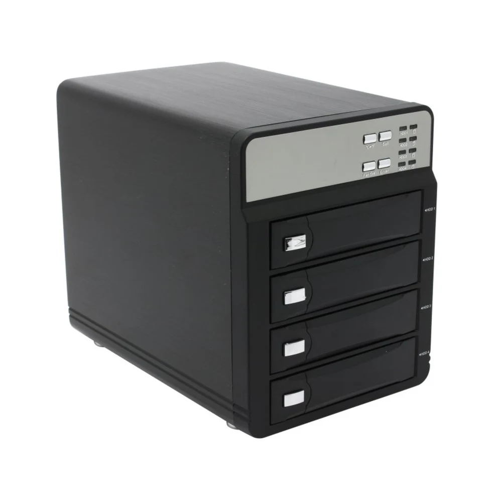 Внешний корпус для HDD AgeStar 3C4B3A1 SATA II алюминий черный LCD 3.5"