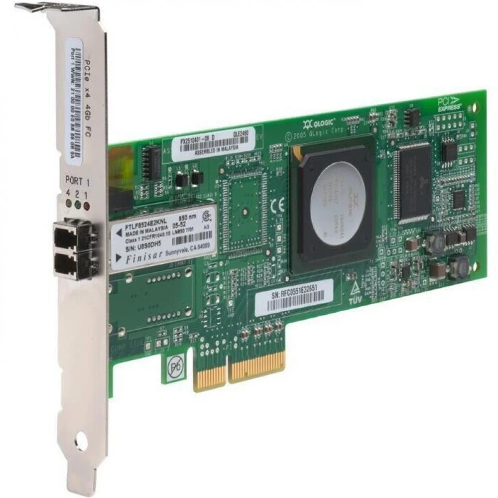 Адаптер HP FC1142SR 4Gb 1-port PCIe FC Host Bus Adapter [AE311A], AE311A 407620-001 AE311-60001