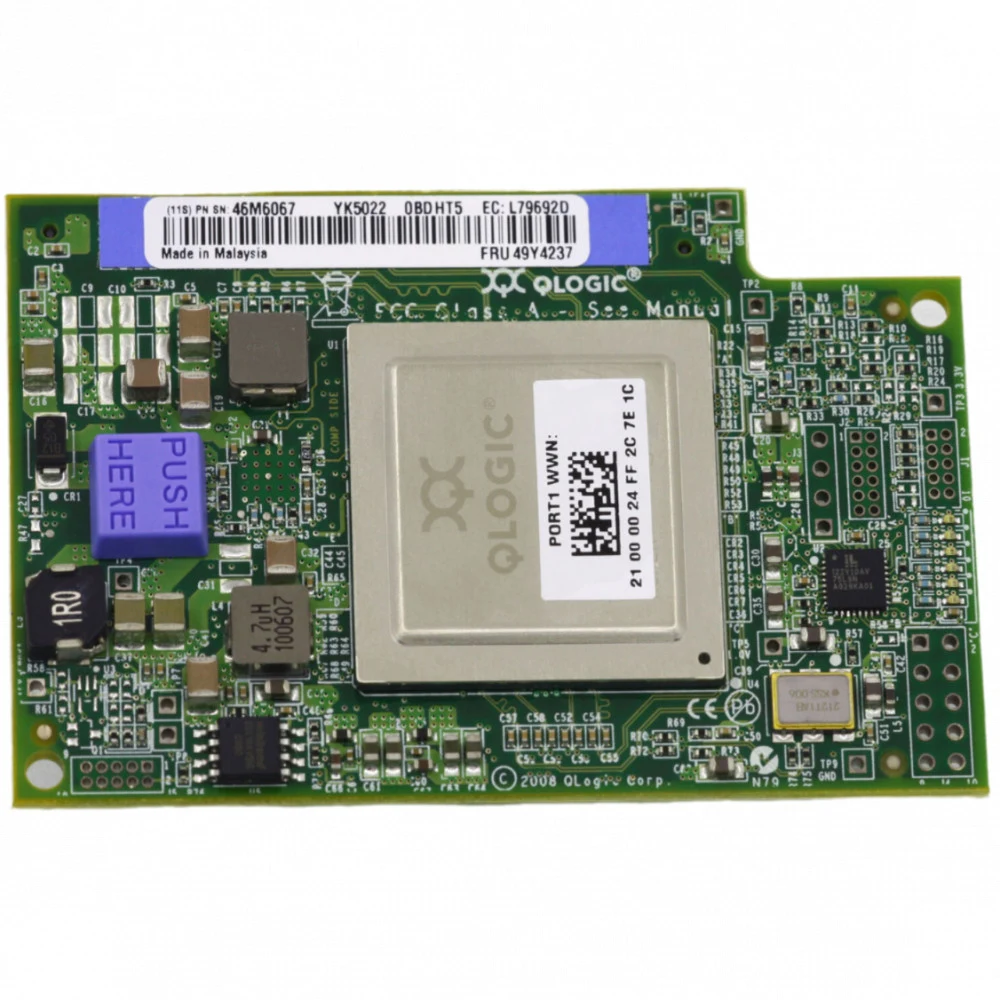 Адаптер IBM QLogic qmi2572 4Gb Fibre Channel [46M6067], 46M6067 46M6065 49Y4237 46M6066