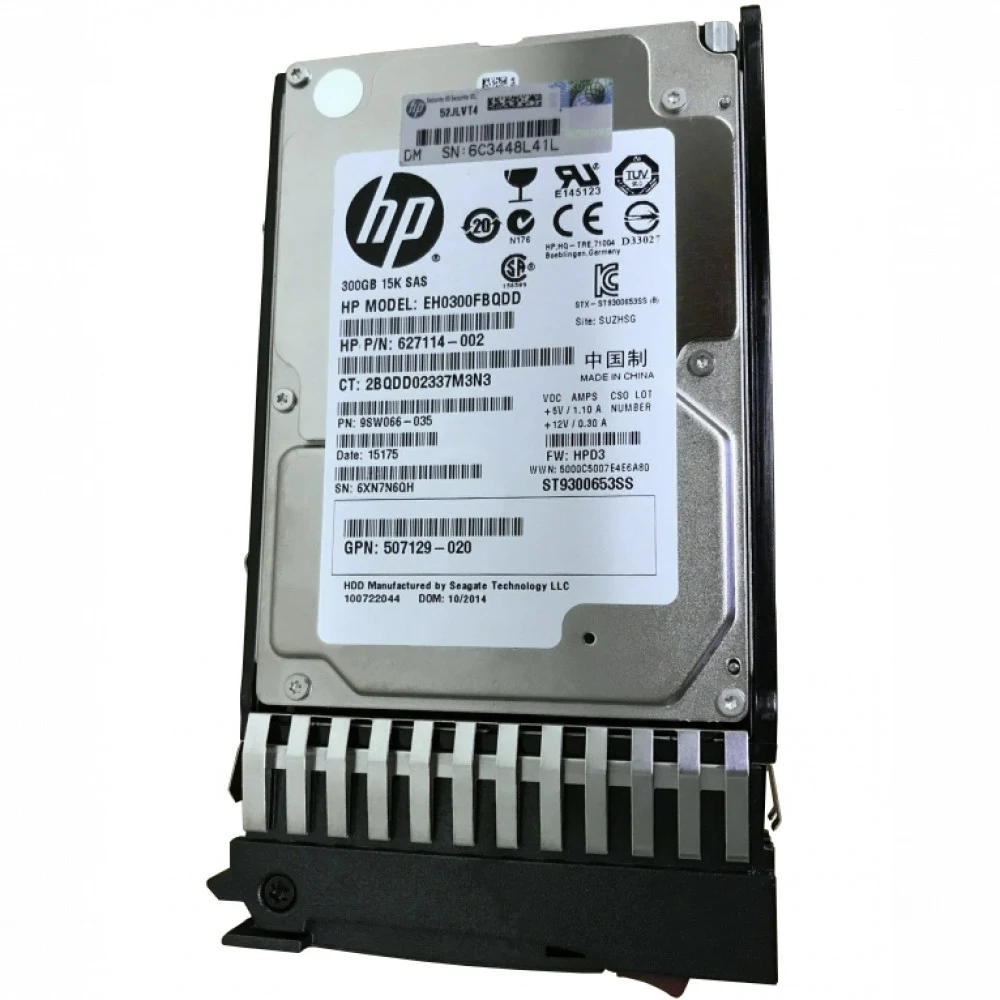 Жесткий диск HP 300GB 15K SFF M6625 SAS [QR477A], QR477A 665750-001 EH0300FCBVC 652625-002 627114-002 EH0300FBQDD