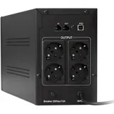 ИБП ExeGate SpecialPro Smart LLB-1000.LCD.AVR.4SH.RJ.USB (1000VA/650W, LCD, AVR, 4*EU/Тип F(Schuko),RJ45/11,USB, батарея 12V 7.2Ah - 2 шт., металлический корпус, Black)