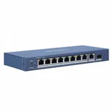 PoE Сетевой коммутатор | Интерфейс: PoE 8×RJ45 1Гбит/с / Uplink 1×RJ45 1Гбит/с / Uplink 1×SFP 1Гбит/с | Протокол: IEEE 802.3 / 802.3u / 802.3x / 802.3z / 802.3ab | PoE Стандарт: IEEE 802.3af / IEEE
