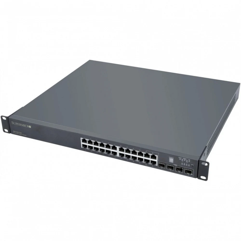 Коммутатор SUPERMICRO 24-PORT LAYER 3 1/10GIGABIT SWITCH [SSE-G24-TG4], SSE-G24-TG4