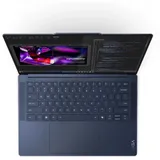 Ноутбук/ Lenovo Yoga Slim 7 14Q8X9 14.5"(2944x1840 OLED)/Touch/Qualcomm Snapdragon X Elite X1E-78-100(Ghz)/32768Mb/1024PCISSDGb/noDVD/Int:Adreno X1-85/Cam/BT/WiFi/70WHr/war 1y/1.28kg/cosmic blue/Win