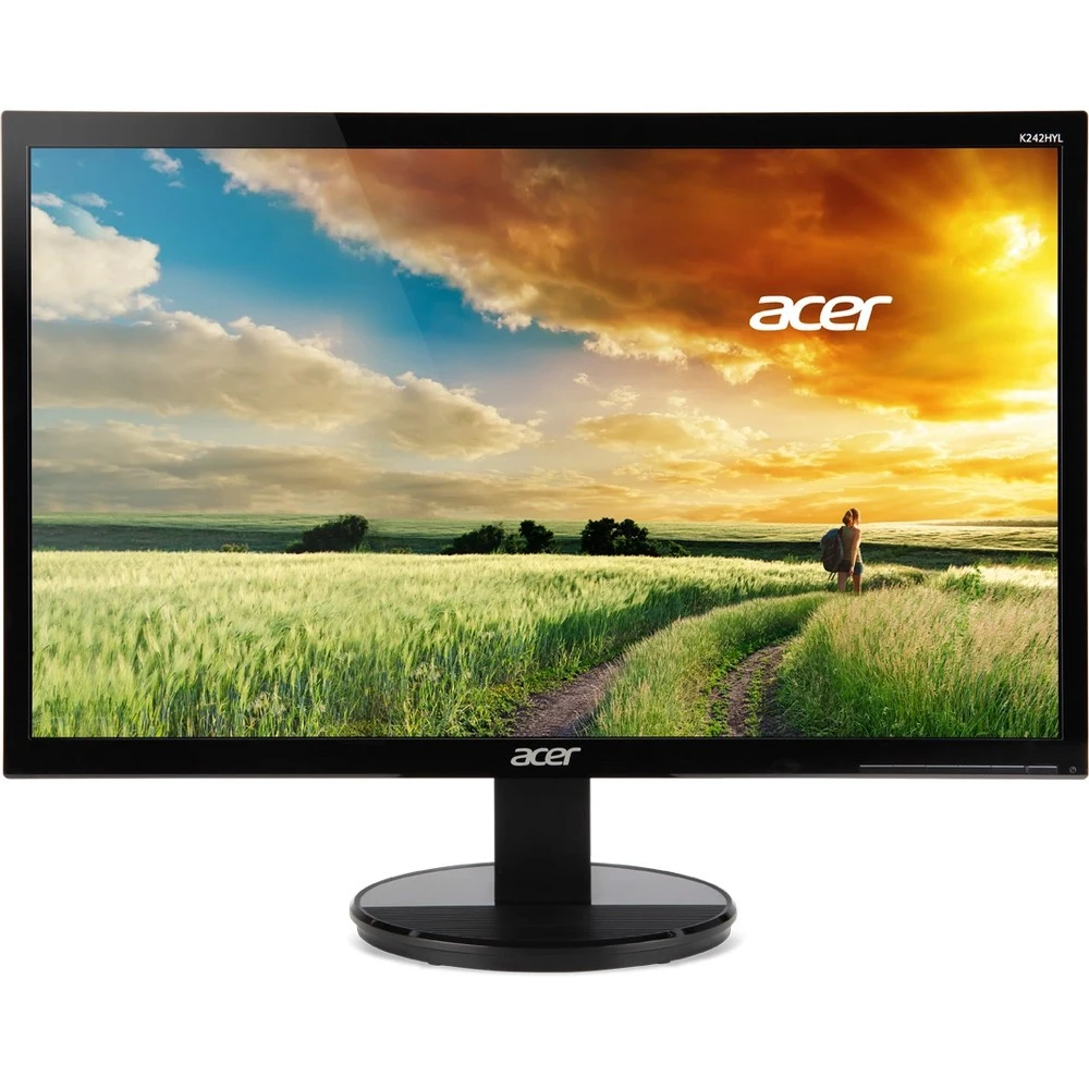 Монитор 23.8" Acer K242HYLHbi, Black, VA, 1920x1080@75Hz, 250кд/м2, 3000:1, 1ms, VGA, HDMI