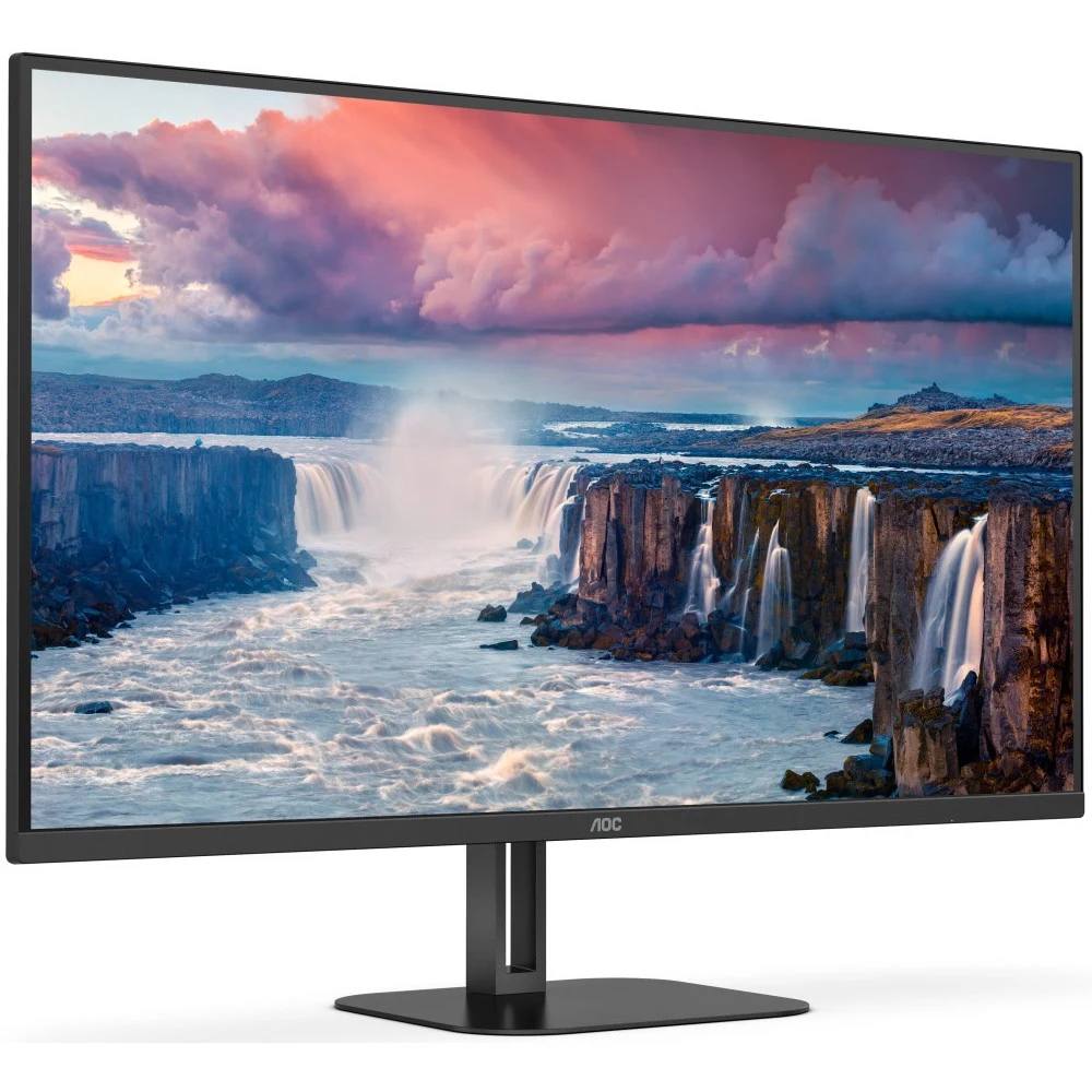 31,5" AOC Q32V5CE 2560x1080@75Гц VA LED 16:9 4(1)ms HDMI DP USB-C 3.2 4*USB 3.2 20M:1 3000:1 178/178 300cd Tilt 2*Speakers5w Black