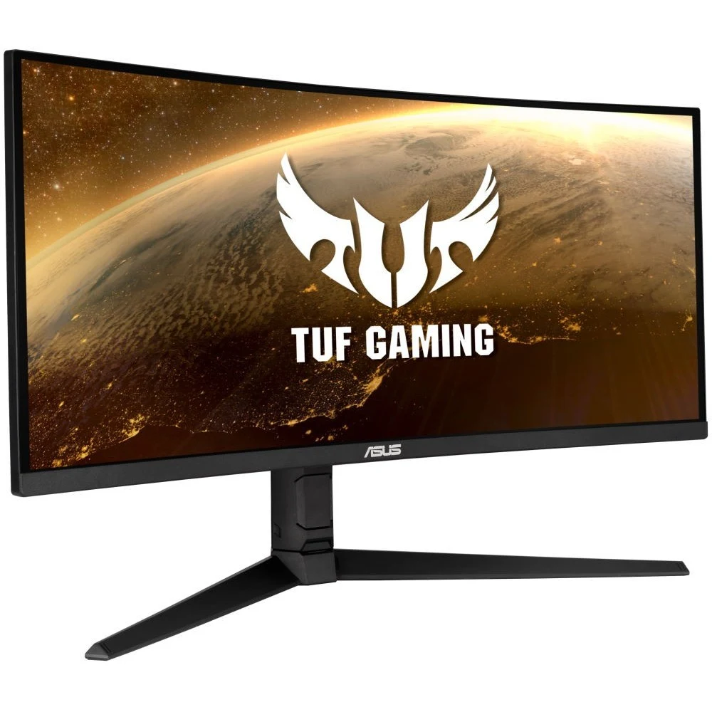 Монитор LCD 34" VG34VQL1B ASUS TUF Gaming VG34VQL1B 34" VA curved (1500R) monitor, 21:9, WQHD (3440x1440), 550cd/?, 1ms MPRT, 165Hz, HDMIx2, USB Hub, Speakers, HDR 400, Adaptive-Sync, HAS, VESA 100x