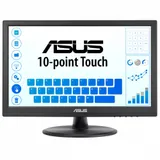 ASUS 15.6" VT168HR Touch LED, 16:9, 1366x768, 5ms, 220cd/m2, 100M:1, 90°/65°, D-SUB, HDMI, USB-B upstream, 60Hz, регул. наклона, VESA, Black, 90LM02G1-B04170 3 years