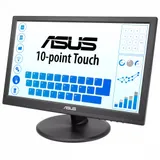 ASUS 15.6" VT168HR Touch LED, 16:9, 1366x768, 5ms, 220cd/m2, 100M:1, 90°/65°, D-SUB, HDMI, USB-B upstream, 60Hz, регул. наклона, VESA, Black, 90LM02G1-B04170 3 years