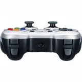 Игровой контроллер Logitech F710 Silver беспроводной геймпад серебро/черный, USB приемник 2.4G, 2 миниджойстика, 10 клавиш, D-манипулятор, виброотклик, удлиннитель для приемника, 2 элемента AA