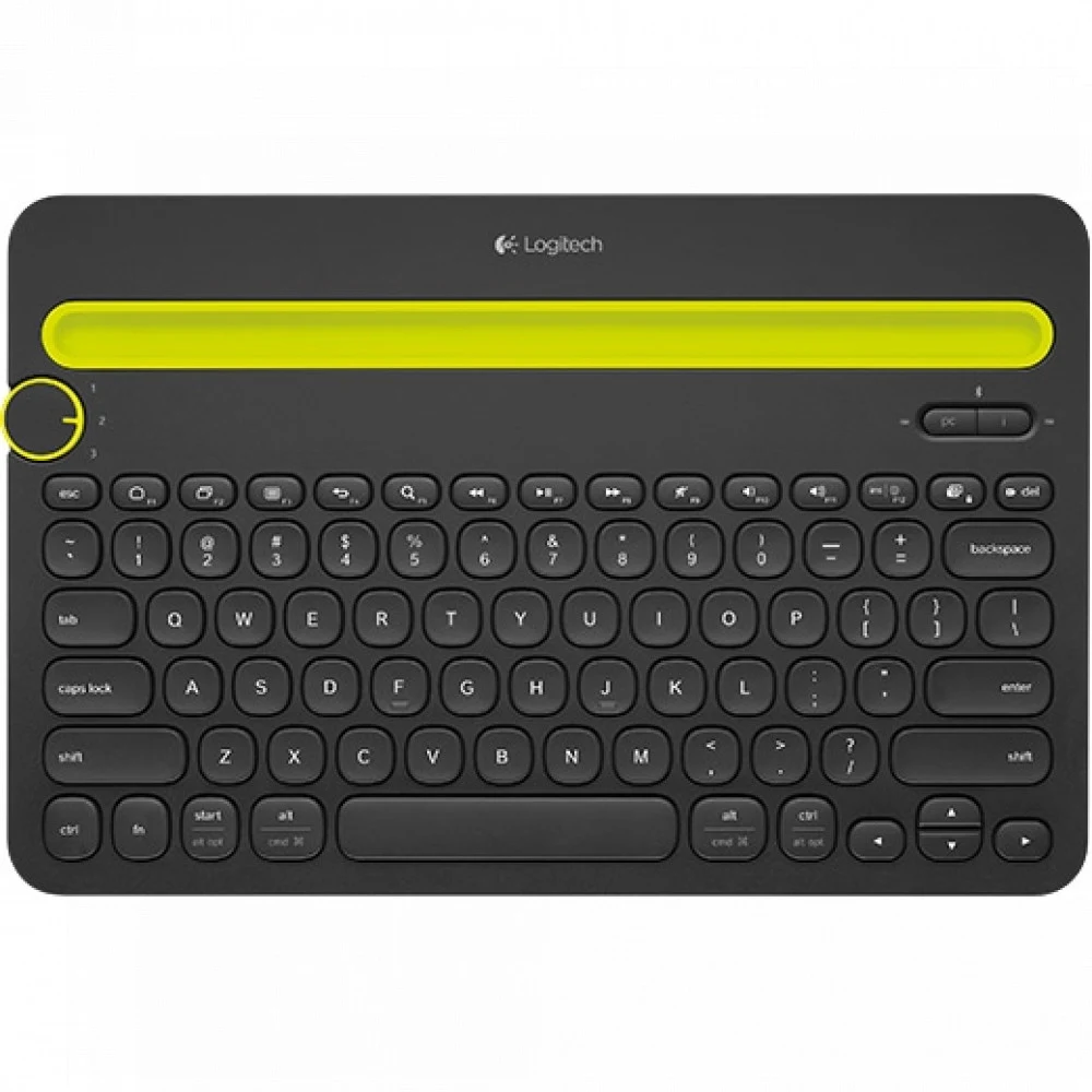 Клавиатура беспроводная Logitech K480 (BLACK, Multi-Device, Bluetooth, 2 батарейки типа AAА) (M/N: Y-R0049)