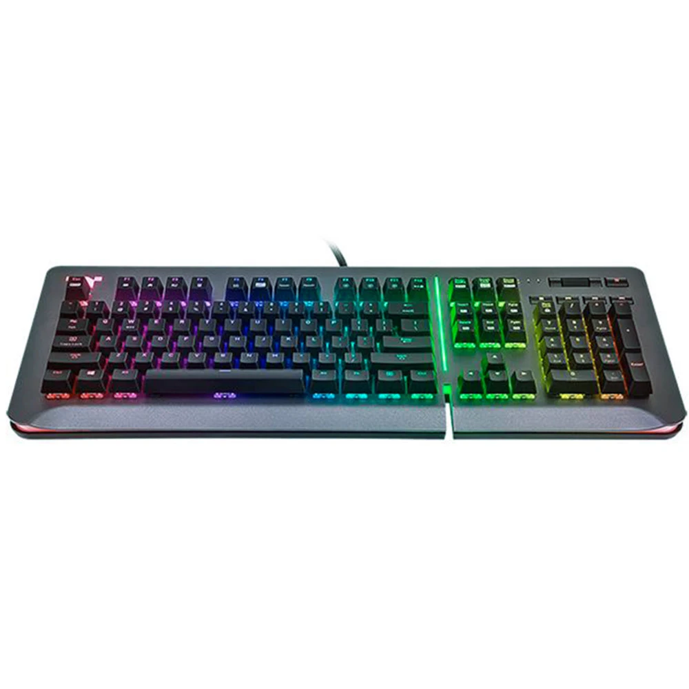 Клавиатура Thermaltake Level 20 Space Gray (Silver Switch) Клавиатура, Thermaltake, Level 20 Space Gray (Silver Switch), KB-LVT-SSSRRU-01, Игровая, Механические клавиши, Подсветка RGB, USB, Размер: