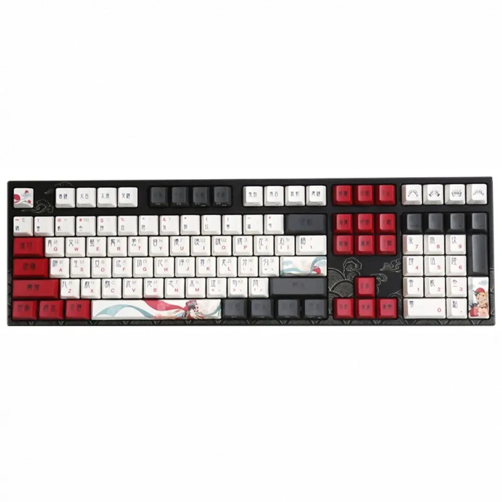 Клавиатура Varmilo Beijing Opera, VPM108, Varmilo EC V2 Rose, Wired, Gaming, Black, USB