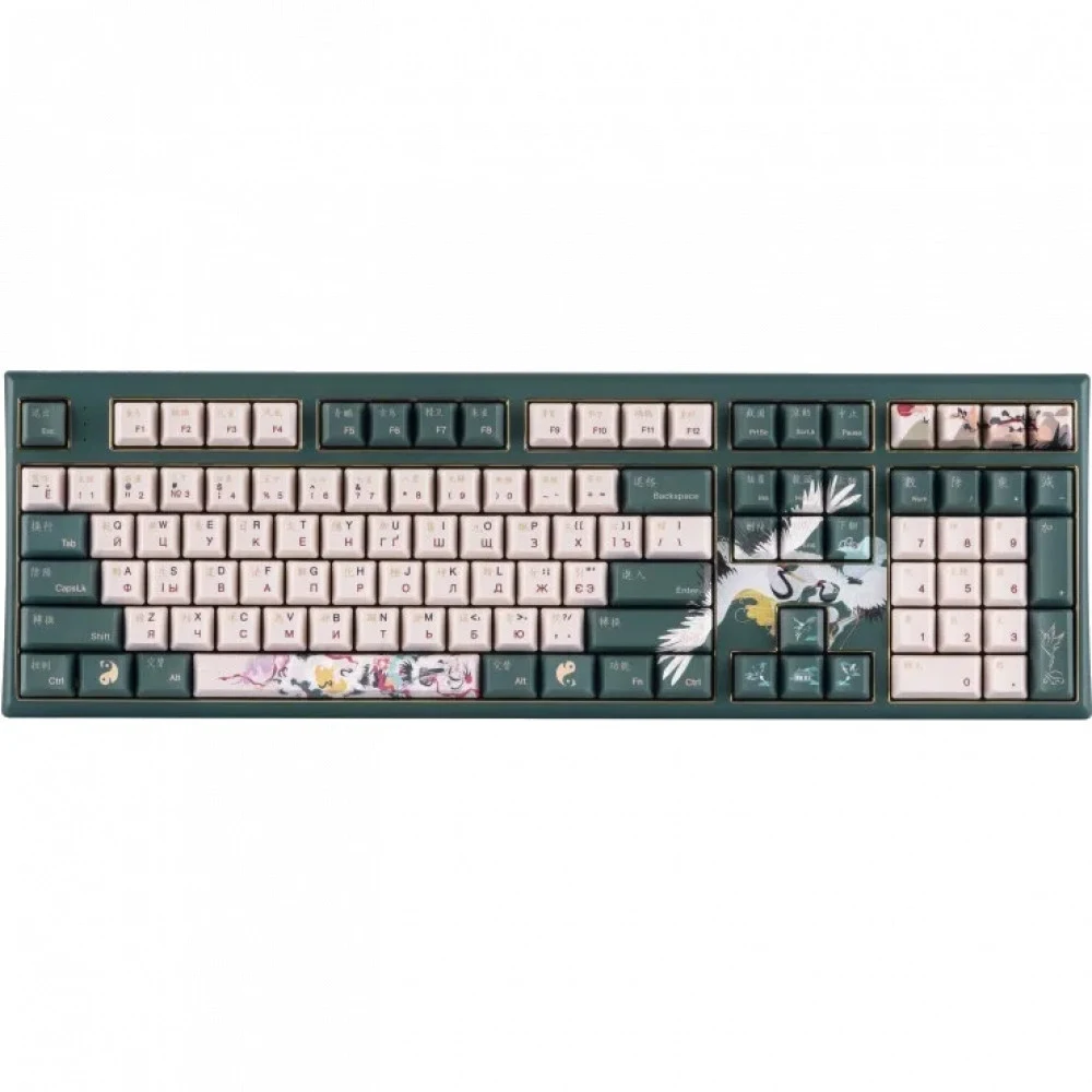 Клавиатура Varmilo Crane, VBS108, Wireless, Multimedia, Gaming, Cherry MX Red, Green, BT, USB