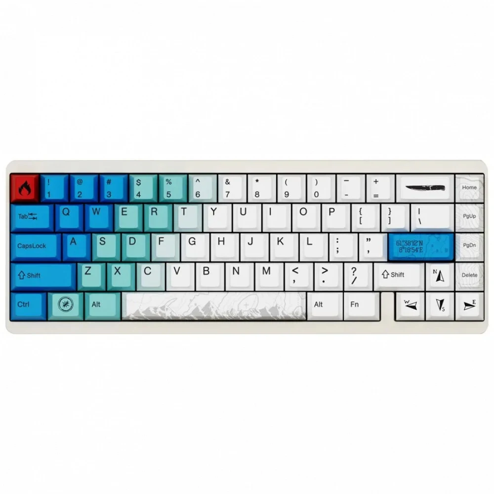 Клавиатура Varmilo Summit Muse 65, White, Gateron Varmilo Magnet White switch, Wired, Gaming, USB