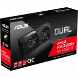 Видеокарта Asus PCI-E 4.0 DUAL-RX6750XT-O12G AMD Radeon RX 6750XT 12288Mb 192 GDDR6 2512/18000 HDMIx1 DPx3 HDCP Ret