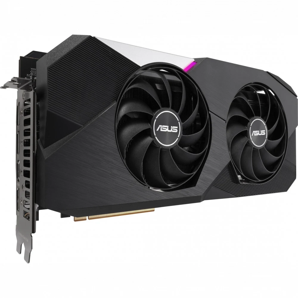 Видеокарта Asus PCI-E 4.0 DUAL-RX6700XT-12G AMD Radeon RX 6700XT 12288Mb 192 GDDR6 2424/16000 HDMIx1 DPx3 HDCP Ret