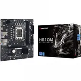 Материнская плата Gigabyte H610M H, Socket 1700, Intel®H610, 2xDDR5-4800, D-SUB+HDMI, 1xPCI-Ex16, 1xPCI-Ex1, 4xSATA3, 1xM.2, 8Ch Audio, GLan, (4+4)xUSB2.0, (2+2)xUSB3.2, 2xPS/2, mATX, RTL