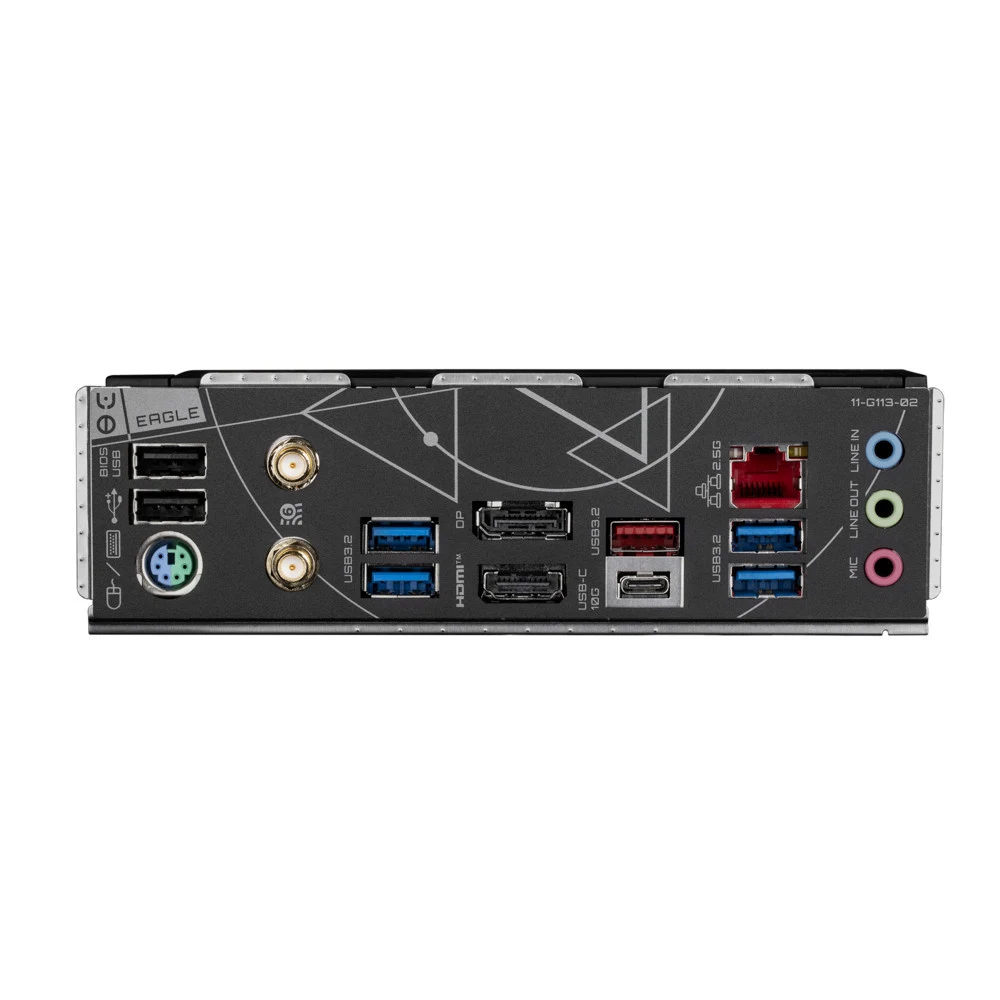 Матплата Gigabyte Z790 Eagle AX, iZ790, S1700,ATX,4DDR-5,3xPCI-Ex16,4SATA,3xM.2,HDMI,DP,2xUSB-C,9USB
