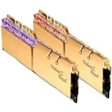 Комплект модулей памяти, G.SKILL, TridentZ Royal F4-4266C19D-16GTRG (Kit 2x8GB), DDR4, 16GB, DIMM <PC4-34100/4266MHz>, Золотистый