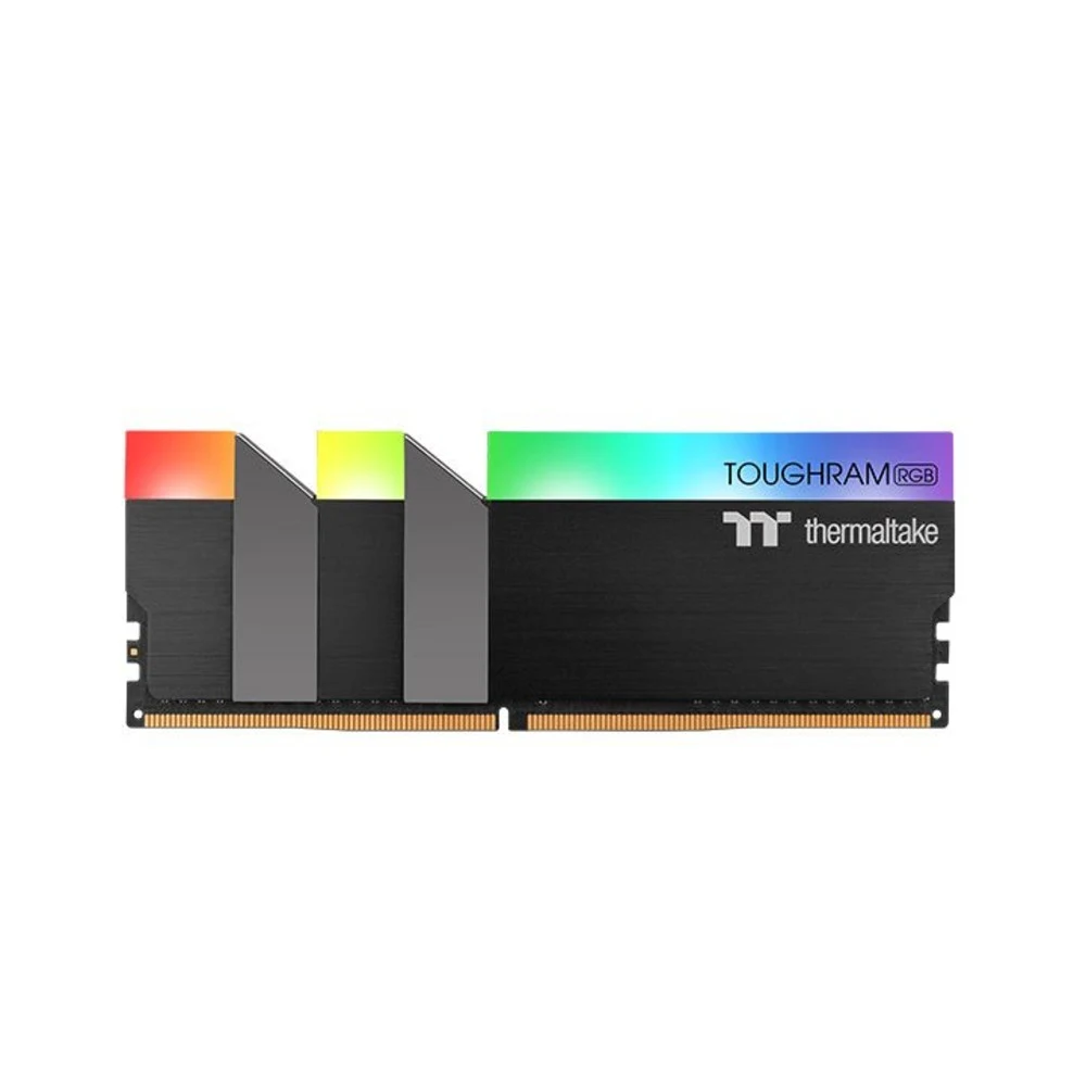 Комплект модулей памяти Thermaltake TOUGHRAM RGB Black Gaming Memory R009D408GX2-3000C16B 16GB DDR4 3000 DIMM Non-ECC, CL16, 1.35V, Heat Shield, XMP 2.0, Kit (2x8GB), RTL (522052)